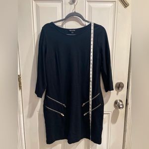 Black, long sleeve dress from express size large